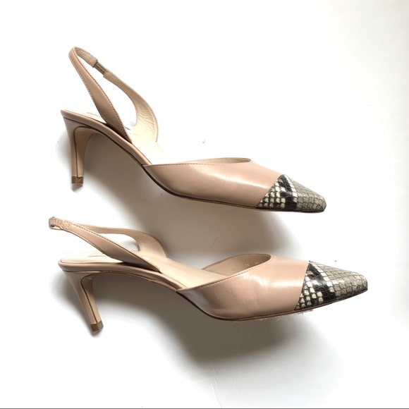 L.K. Bennett Keira Trench Nappa Slingback Court - Picture 12 of 16